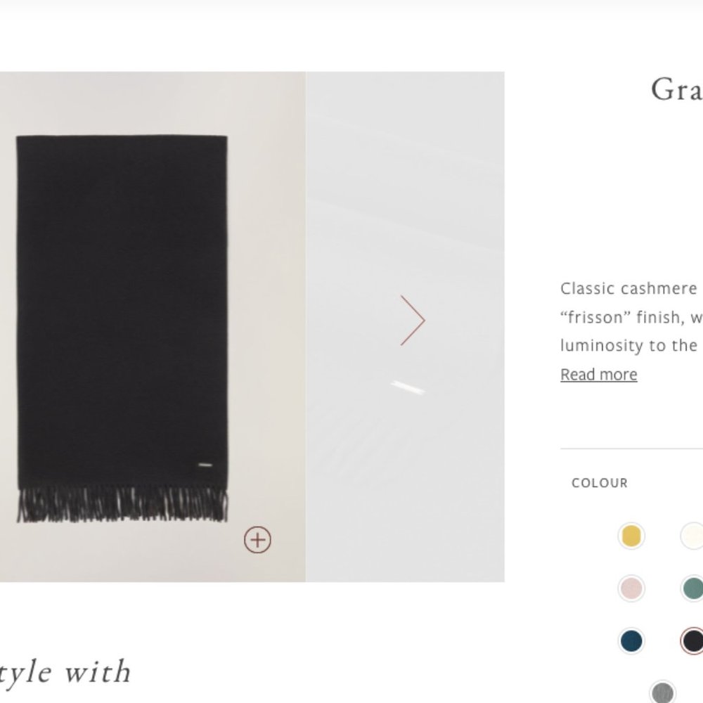 Loro Piana Grande Unita Scarf Cashmere